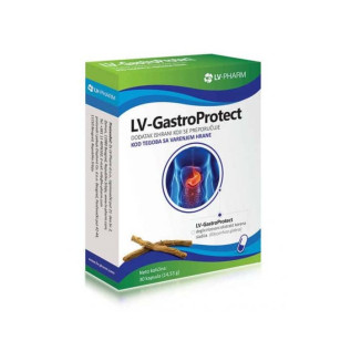 LV GASTRO PROTECT - prirodni preparat za probleme sa varenjem, ublažava simptome gastritisa, obnavlja sluzokožu želuca i creva