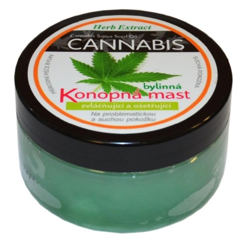 Biljna mast sa uljem konoplje za negu problematične, suve i ispucale kože.
