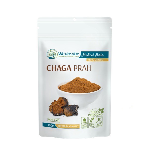 Čaga gljiva prah 100 gr 1 Čaga gljiva prah savršen je za pripremu čaja.
