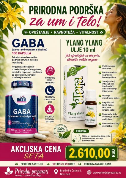 GABA I YLANG YLANG svakodnevna podrška za um i telo