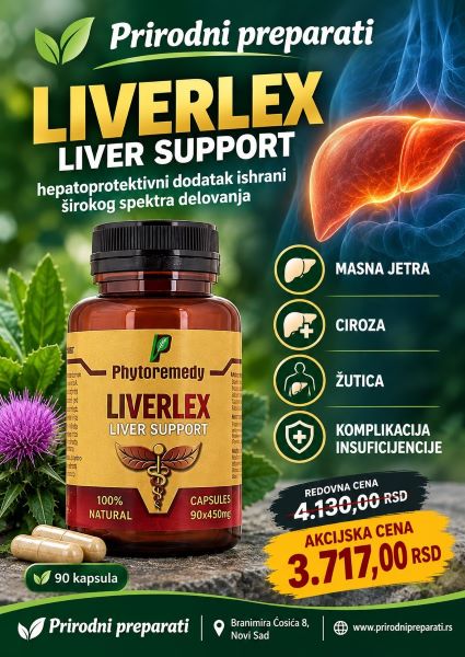 Liverlex Idealan je za podršku detoksikaciji, regeneraciji i opštem čišćenju jetre.