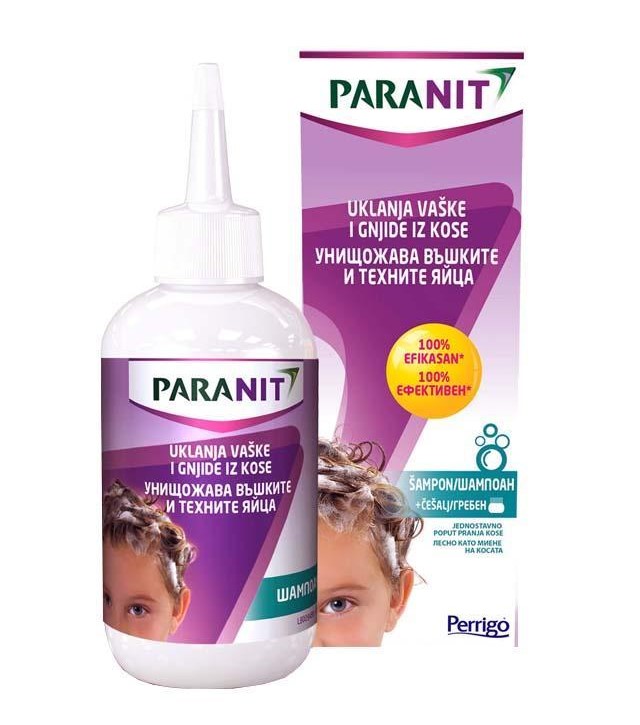 Šampon za dehidrataciju i gušenje i vaški i njihovih jaja