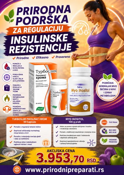 Turboslim+ Myoinositol za regulaciju insulinske rezistencije.