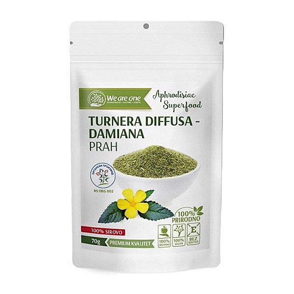 Damiana prah za potenciju i libido.